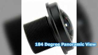 184 Degree Ultra Wide Fisheye Lens for 3MP Security Cameras
