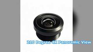 FL360 210 Degree 5MP 4K Fisheye Lens for Security Cameras
